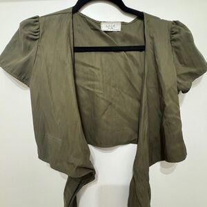 Women's Wrap Crop Top